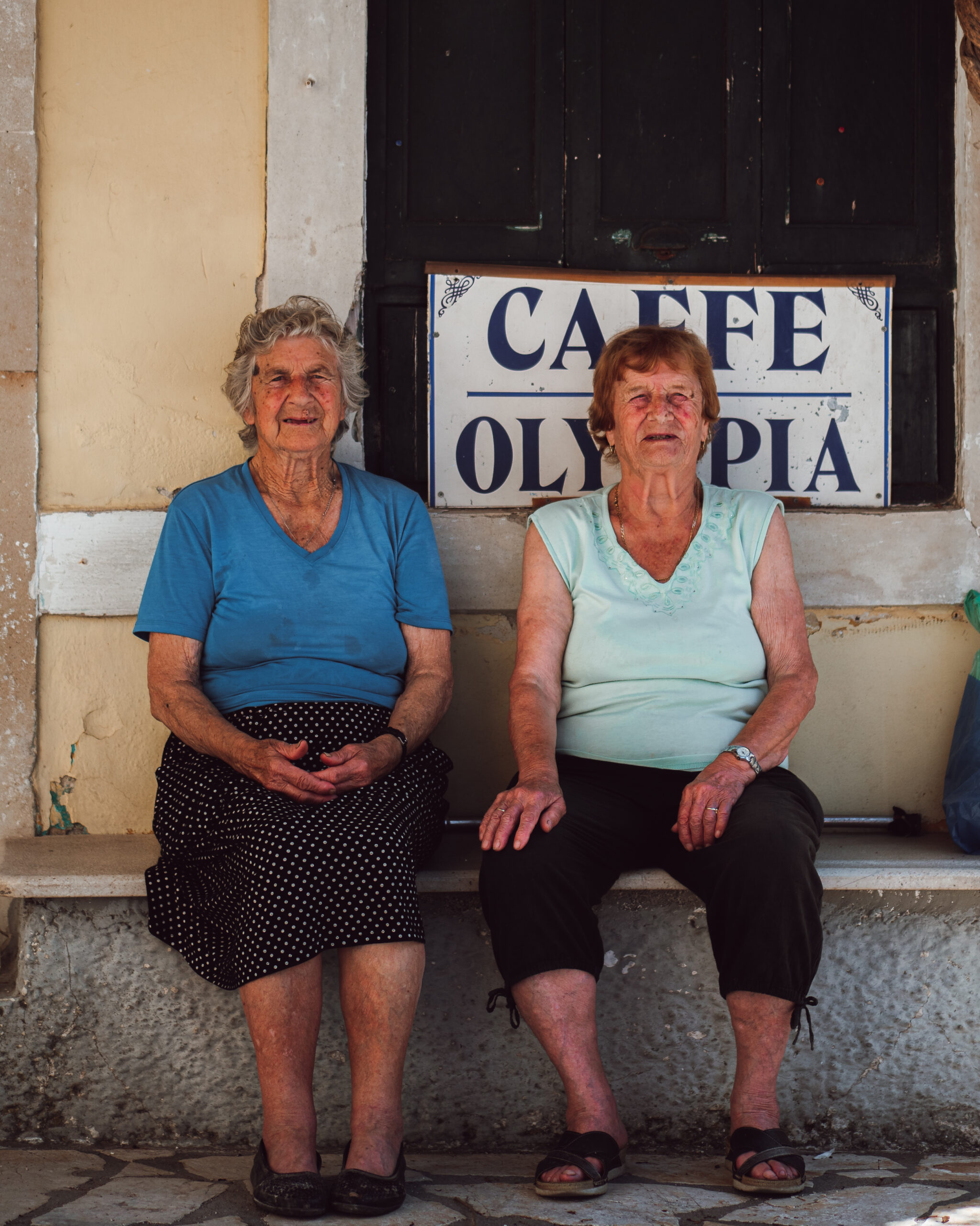 Portraits à Corfou en Grèce